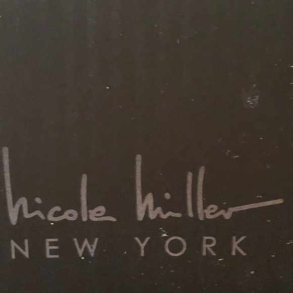 Nwt - Nicole Miller - Selmat Silver Multi Platform Block Heel Sandals - Size 8.5 - Picture 11 of 11